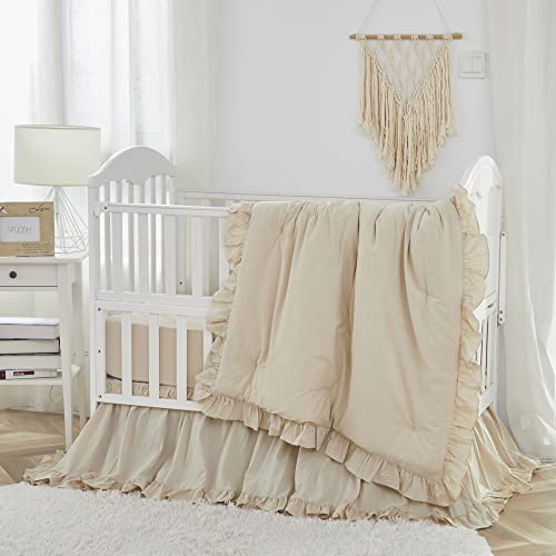 Boho Chic Gender Neutral Baby Crib Bedding Set