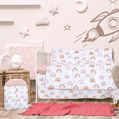 Boho Rainbow Crib Bedding Set for Nursery