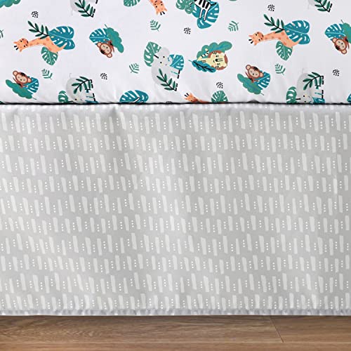 Safari Nursery Crib Bedding Set, 3 Pieces