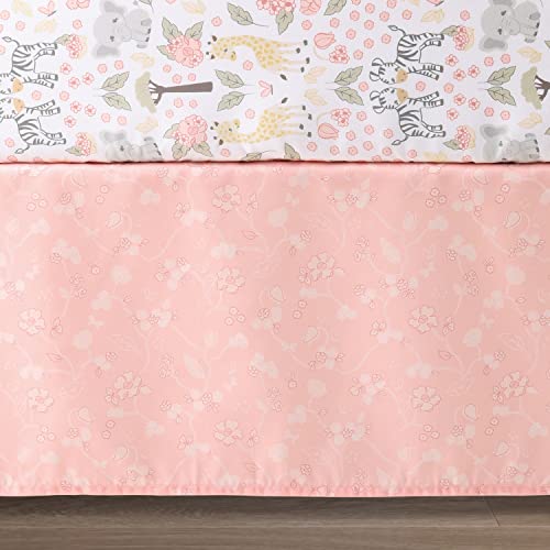 Peanutshell Safari Crib Bedding Set for Girls