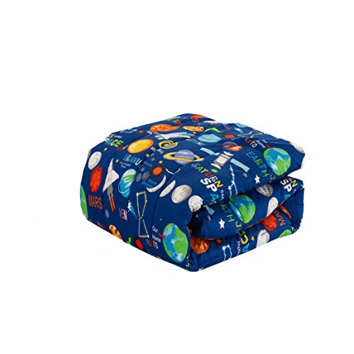 Sapphire Home Space-Themed Twin Bedding Set for Boys