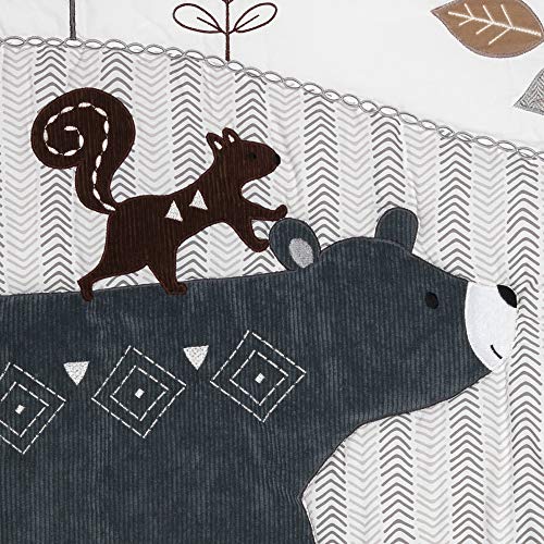 Woodland Forest Animal 5-Piece Baby Crib Set