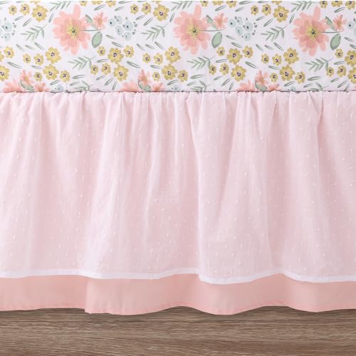 Peanutshell Floral Baby Girls Crib Bedding Set