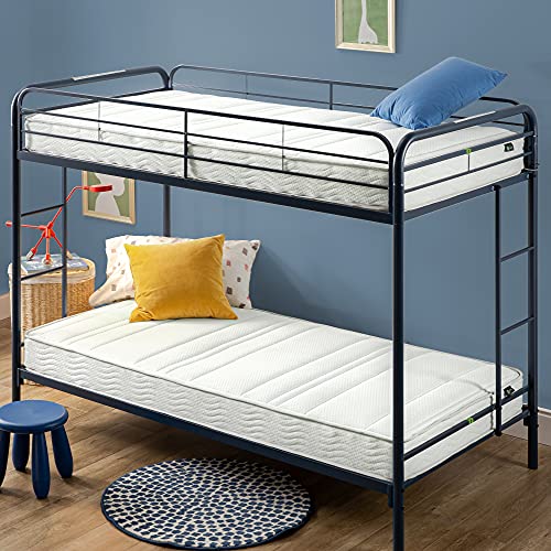 ZINUS Twin Foam and Spring Bunk Bed Set