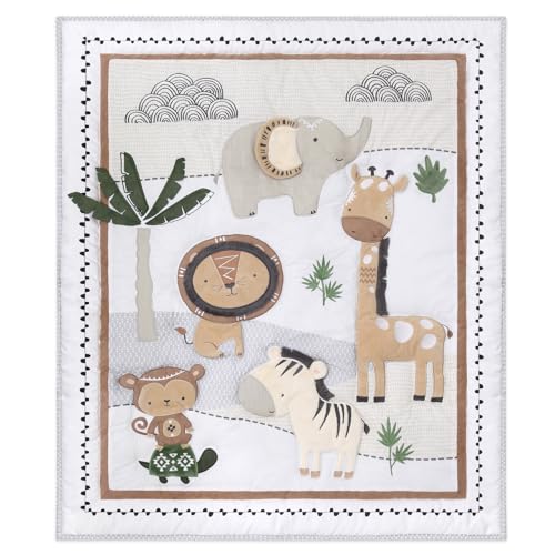 Peanutshell Safari Crib Bedding Set for Nursery