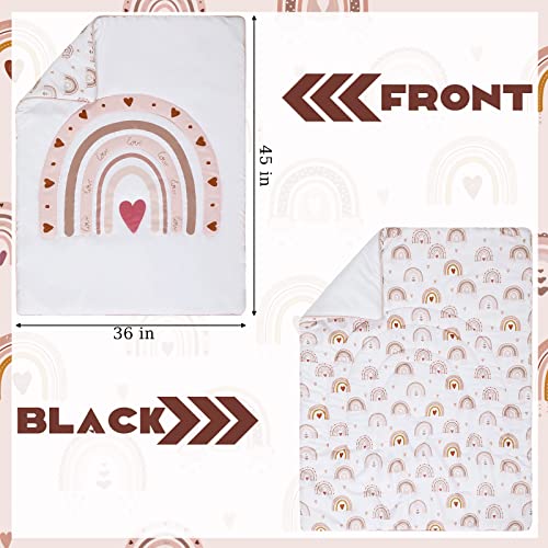 Boho Rainbow Crib Bedding Set for Nursery