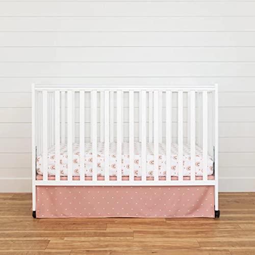 Boho Rainbow 3 Piece Baby Crib Bedding Set