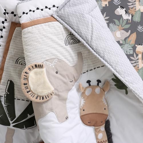 Peanutshell Safari Crib Bedding Set for Nursery