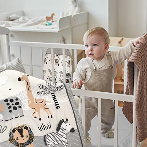 Woodland Forest Animals 4-Piece Crib Bedding Set