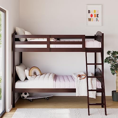 Storkcraft Twin-Over-Twin Bunk Bed - Espresso