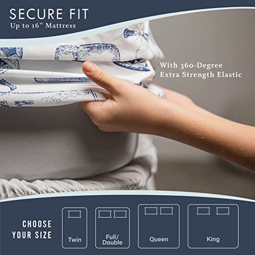 Kids Sports Twin Bedding Set - Soft & Fun