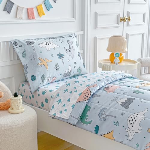Cute Dinosaur Toddler Bedding Set - Ultra Soft