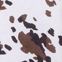 Neutral 3-Piece Cow Print Crib Bedding Set