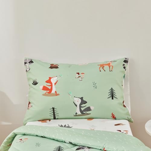 Woodland Animal Toddler Bedding Set - 4 Pieces