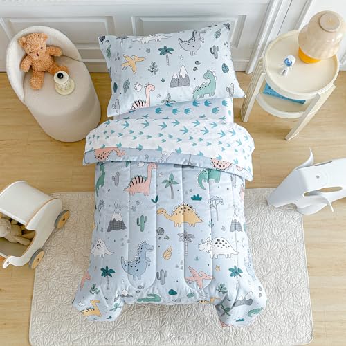 Cute Dinosaur Toddler Bedding Set - Ultra Soft