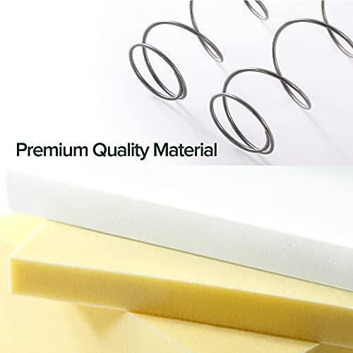 ZINUS Twin Foam and Spring Bunk Bed Set