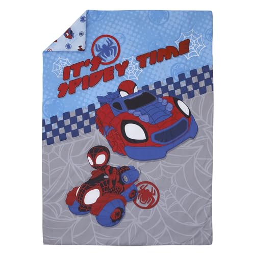 Spiderman Amazing Friends 4-Piece Toddler Bed Set