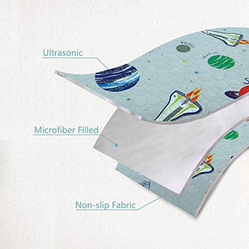 Galaxy Outer Space Adventure Twin Bedspread Set