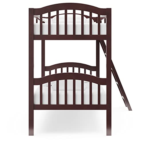 Storkcraft Twin-Over-Twin Bunk Bed - Espresso