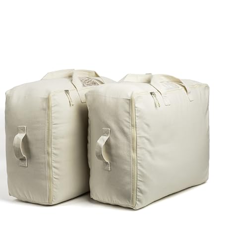 Large Canvas Storage Bags for Bedding and Clothes