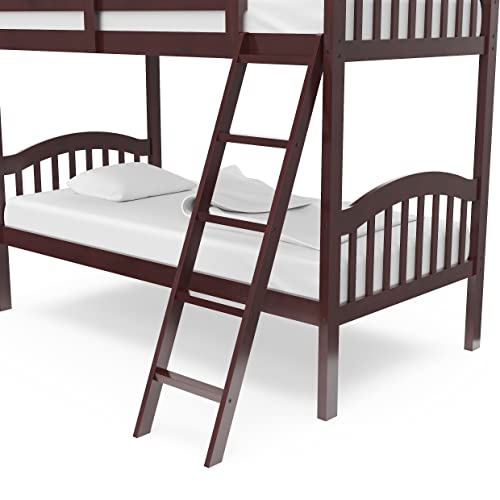 Storkcraft Twin-Over-Twin Bunk Bed - Espresso