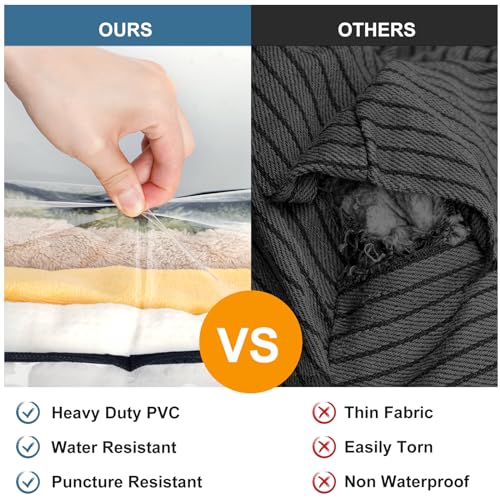 6-Pack Clear Storage Bags for Bedding and More