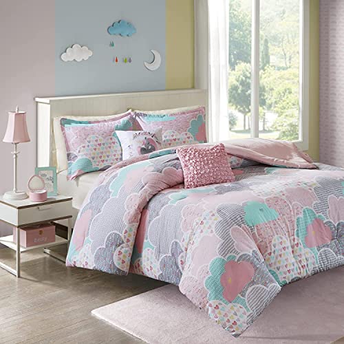 Vibrant Unicorn Print Kids Comforter Set