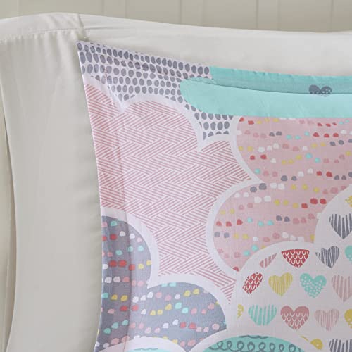 Vibrant Unicorn Print Kids Comforter Set