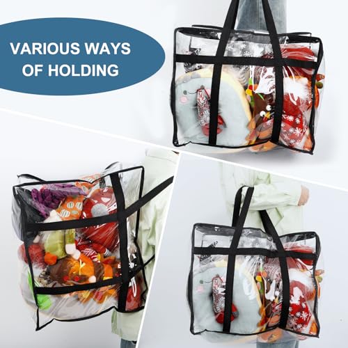 6-Pack Clear Storage Bags for Bedding and More