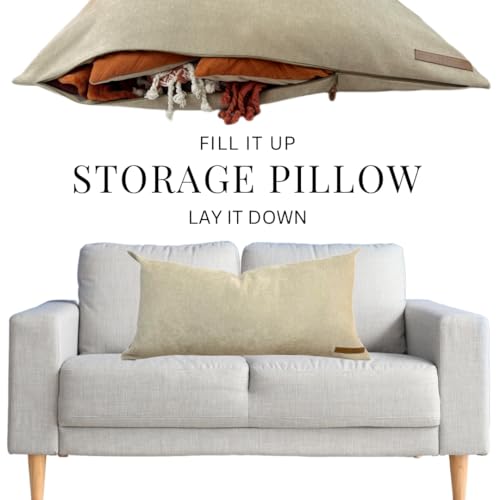 XL Zippered Storage Pillowcase for Space Saving