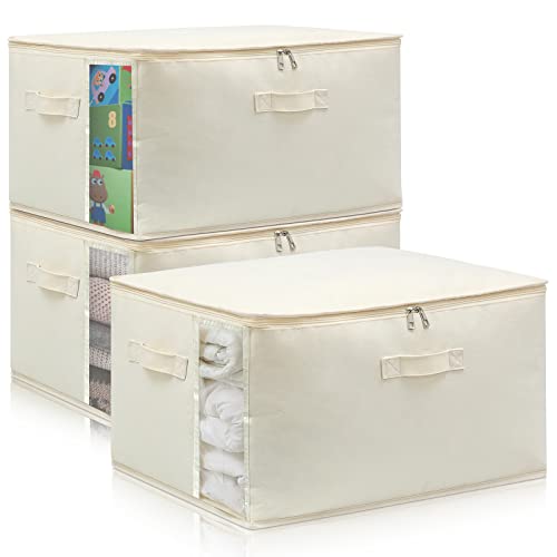 Collapsible Canvas Storage Bags for Quilts and Clothes