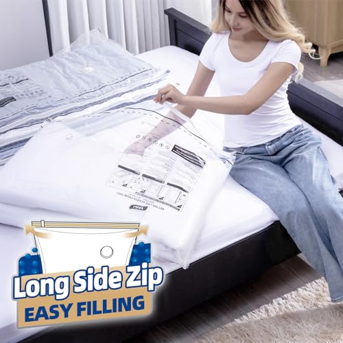 TAILI-LONG 4 Pack Vacuum Storage Space Saver Bags