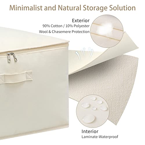 Collapsible Canvas Storage Bags for Quilts and Clothes