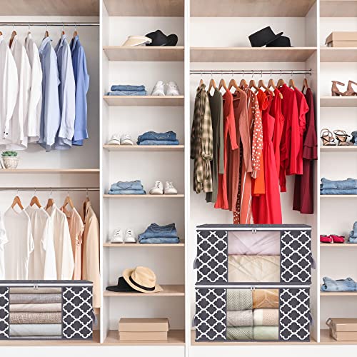 Fixwal 90L Storage Bags 4-Pack for Bedding