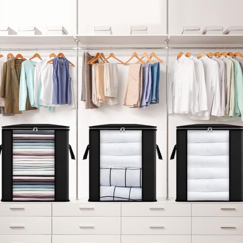 Large Zippered Blanket Storage Bags - 2 Pack