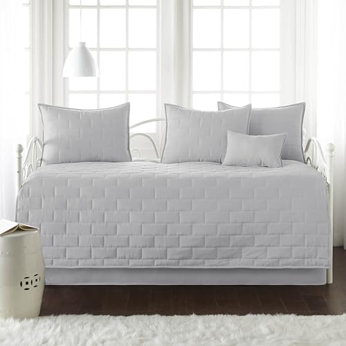 Brickyard Light Grey Twin Daybed Comforter Set