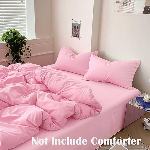 Nanko Pink Twin Duvet Cover Set for Kids