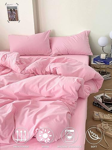 Nanko Pink Twin Duvet Cover Set for Kids