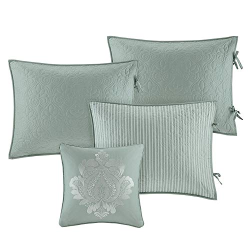 Madison Park Quebec Seafoam Daybed Set, 6 Pieces