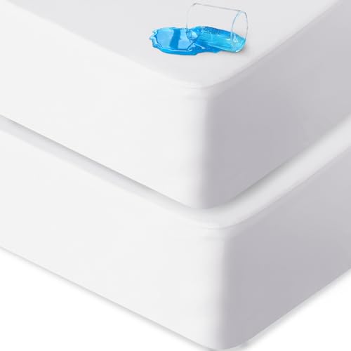 Waterproof Full Size Mattress Protector 2-Pack