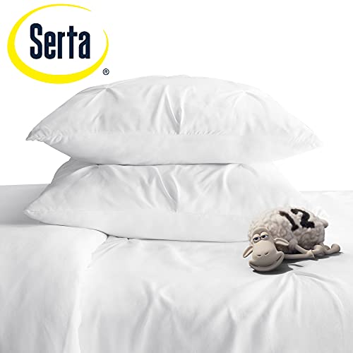 SERTA Soft Hypoallergenic 3-Piece Duvet Cover Set