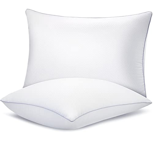 Queen Size Down Alternative Bed Pillows - 2 Pack