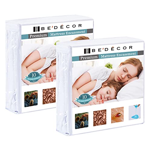 Zip Twin Mattress Protector Covers - 2 Pack