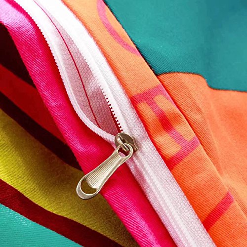 Bohemian Floral Duvet Cover Set - Queen Size