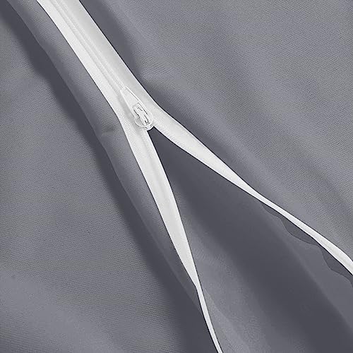 King Waterproof Pillow Protector (2 Pack) - Grey