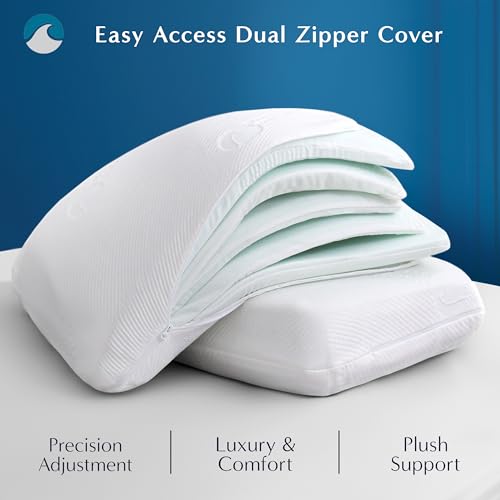 Adjustable Memory Foam Bed Pillow for All Sleepers