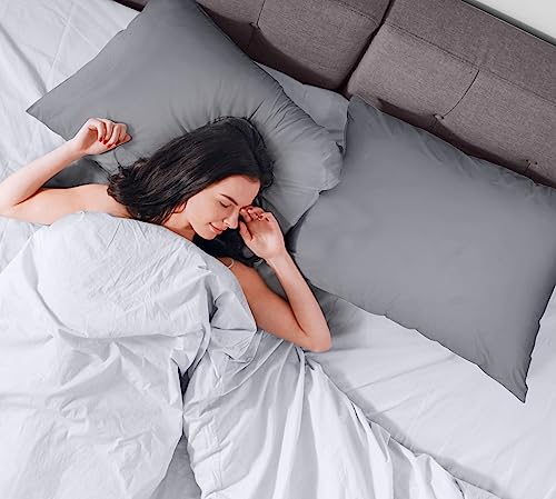 King Waterproof Pillow Protector (2 Pack) - Grey