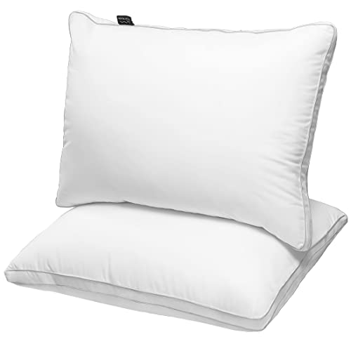 Queen Size Bed Pillows Set of 2 - Hotel Quality
