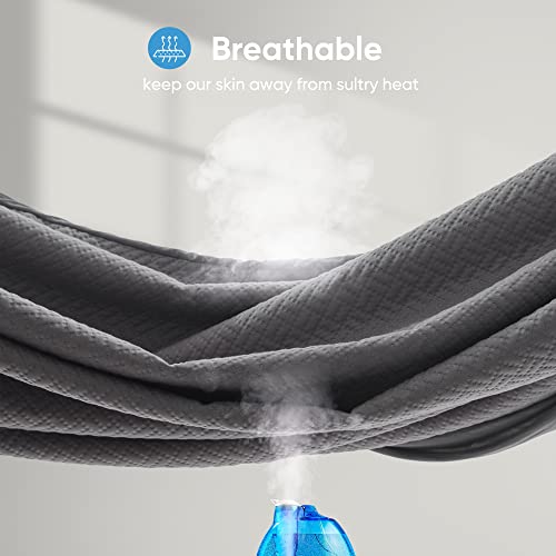 Hanherry Waterproof Queen Mattress Protector - Grey