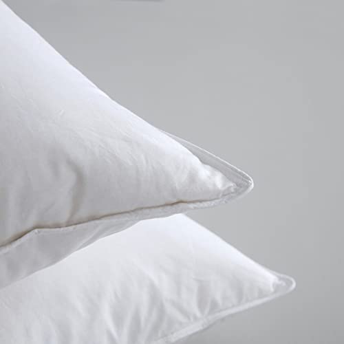 Luxury Goose Down Pillow - Standard Size Fluffy